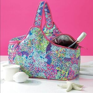 Lilly Pulitzer Insulated Party Cooler in Lilly’s Lagoon NWT Hard to Find!